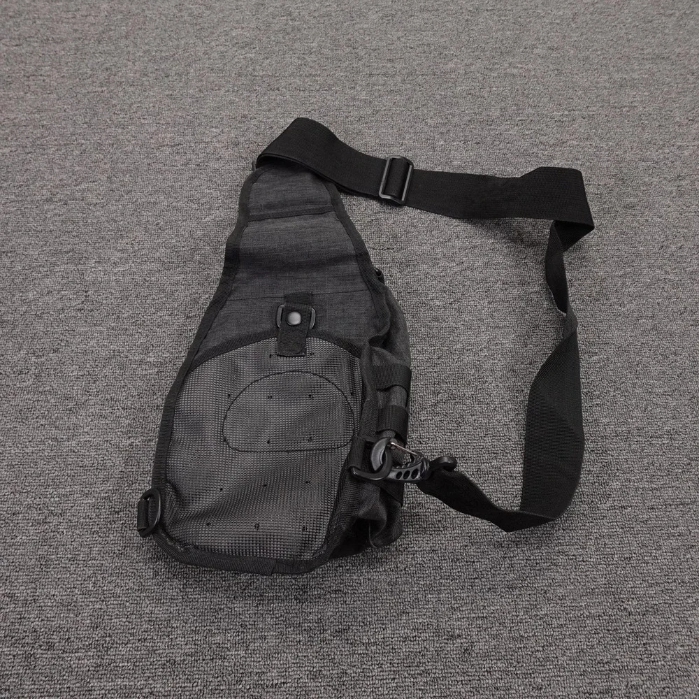 Samurai Tactical Gear Bag Black Synthetic One Size MOLLE Hunting Sling Pack